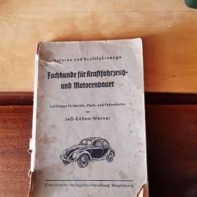 Prodám starou německou knížku o autech, pozůstalost.  / 19735867