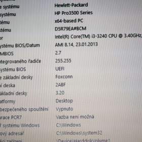 Foto inzerátu Počítač HP na kancelářskou a domácí práci
