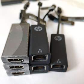 USB- C redukce na HDMI video a LAN RJ- 45 / 19748364