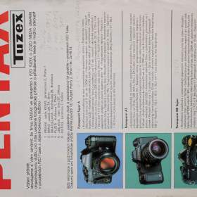 Foto inzerátu Fotoaparáty Pentax v 80 letech v prospektech