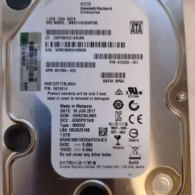 HDD 1TB HEWLETT PACKARD / 19748752