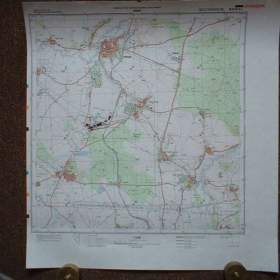 Foto inzerátu Vojenská profesionální tajná mapa Dobřany 1:25
