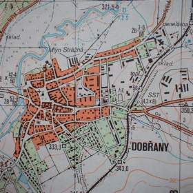 Foto inzerátu Vojenská profesionální tajná mapa Dobřany 1:25