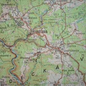 Foto inzerátu Vojenská profesionální tajná mapa Karlovy Vary