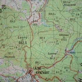 Foto inzerátu Vojenská profesionální tajná mapa Karlovy Vary