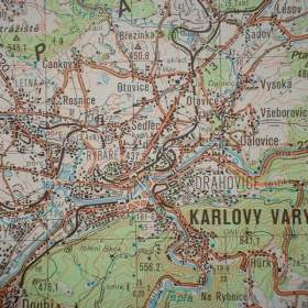 Vojenská profesionální tajná mapa Karlovy Vary / 19753393