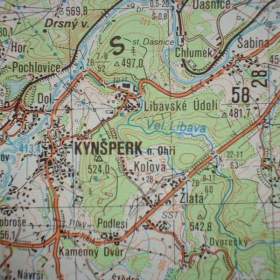 Foto inzerátu Vojenská profesionální tajná mapa Karlovy Vary