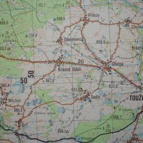 Foto inzerátu Vojenská profesionální tajná mapa Karlovy Vary