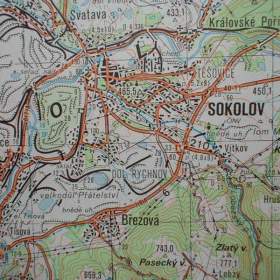 Foto inzerátu Vojenská profesionální tajná mapa Karlovy Vary