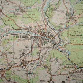Foto inzerátu Vojenská profesionální tajná mapa Žatec