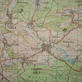 Foto inzerátu Vojenská profesionální tajná mapa Žatec