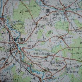 Foto inzerátu Vojenská profesionální tajná mapa VVP Jince a okolí
