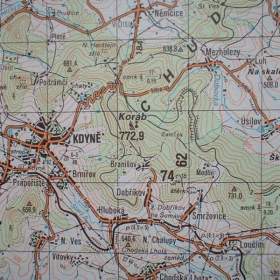Foto inzerátu Vojenská profesionální tajná mapa Klatovy, Dobřany, Stod