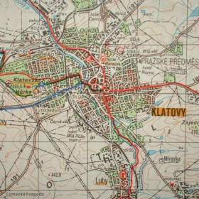 Foto inzerátu Turistická mapa Šumava 1.vydání na vojenském podkladu