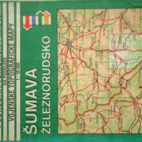 Foto inzerátu Turistická mapa Šumava 1.vydání na vojenském podkladu