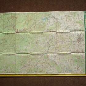 Foto inzerátu Turistická mapa Šumava 1.vydání na vojenském podkladu