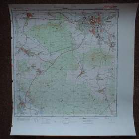 Foto inzerátu Vojenská profesionální tajná mapa Rokycany 1:25
