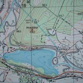Vojenská profesionální tajná mapa Stupno 1: 25 / 19753406