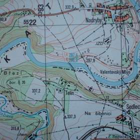 Foto inzerátu Vojenská profesionální tajná mapa Stupno 1:25
