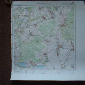 Foto inzerátu Vojenská profesionální tajná mapa Stupno 1:25