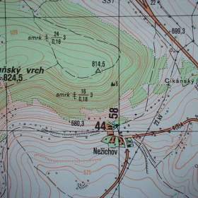 Foto inzerátu Vojenská profesionální tajná mapa Štědrá 1:25