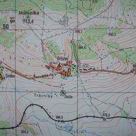 Foto inzerátu Vojenská profesionální tajná mapa Štědrá 1:25