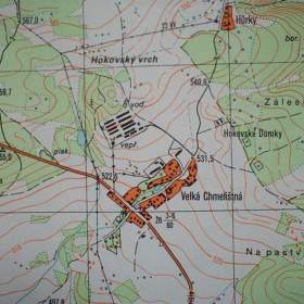 Foto inzerátu Vojenská profesionální tajná mapa Čistá 1:25