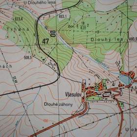 Foto inzerátu Vojenská profesionální tajná mapa Čistá 1:25