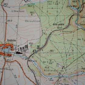 Foto inzerátu Vojenská profesionální tajná mapa Čistá 1:25
