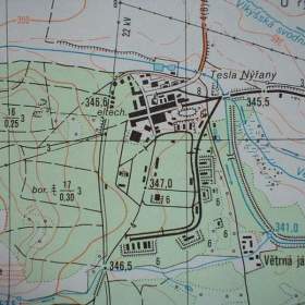 Foto inzerátu Vojenská profesionální tajná mapa Nýřany 1:25