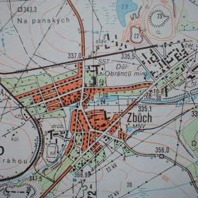 Foto inzerátu Vojenská profesionální tajná mapa Nýřany 1:25