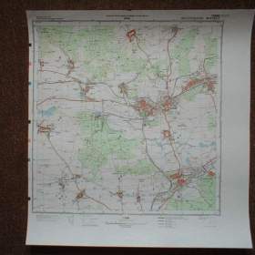 Foto inzerátu Vojenská profesionální tajná mapa Nýřany 1:25