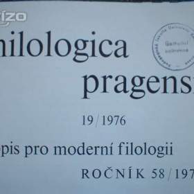 Philologica Pragensia Univerzita Karlova / 19753875