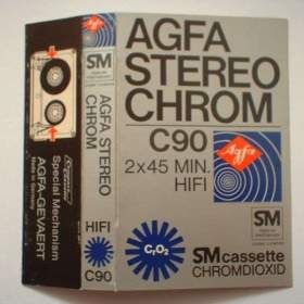 Foto inzerátu Audiokazeta High CrO2 70 léta Agfa německá kvalita