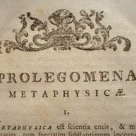 Institutiones Metaphysicae Joannis Bapth Horvath 18 stol. / 19754707