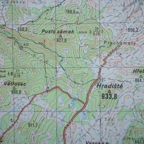 Foto inzerátu Vojenská profesionální tajná mapa Podbořany