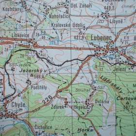 Foto inzerátu Vojenská profesionální tajná mapa Podbořany