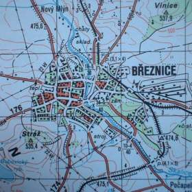 Foto inzerátu Vojenská tajná mapa Rožmitál Brdy voj.prostor Jince
