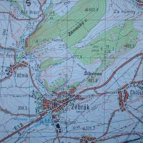 Fotka k inzerátu Vojenská profesionální tajná mapa Hořovice Zdice / 19269804