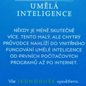 Foto inzerátu Umělá inteligence co je, jak funguje, učí se, co poskytuje