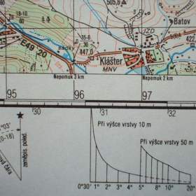 Foto inzerátu Profesionální mapa Blovice Vojenský prostor Jínce