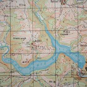 Foto inzerátu Vojenská profesionální tajná mapa Žlutice Bochov
