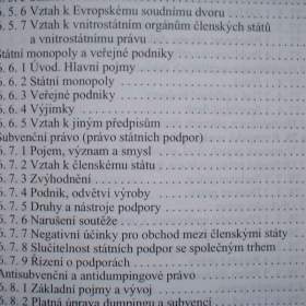 Foto inzerátu Evropské právo podrobná učebnice