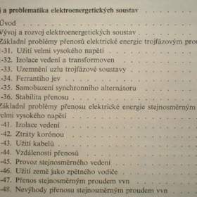 Foto inzerátu Teoretická elektroenergetika rozvodné sítě elektřina