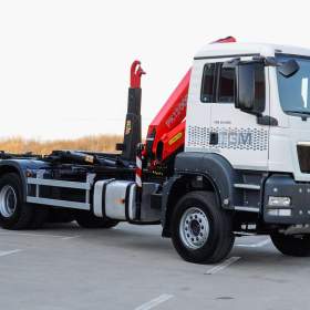 6X4 MAN TGS 33.400 HÁKOVÝ NOSIČ KONTEJNERŮ + HYDRAULICKÁ RUKA / 19767236