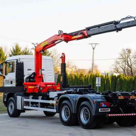 Foto inzerátu 6X4 MAN TGS 33.400 HÁKOVÝ NOSIČ KONTEJNERŮ + HYDRAULICKÁ RUKA