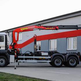 Foto inzerátu 6X4 MAN TGS 33.400 HÁKOVÝ NOSIČ KONTEJNERŮ + HYDRAULICKÁ RUKA