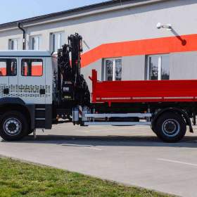 Foto inzerátu MAN TGM 18.240 4X4 TŘÍSTRANNÝ SKLÁPĚČ + HYDRAULICKÁ RUKA