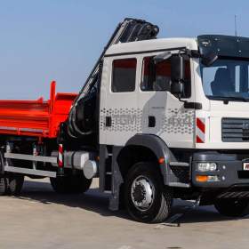 Foto inzerátu MAN TGM 18.240 4X4 TŘÍSTRANNÝ SKLÁPĚČ + HYDRAULICKÁ RUKA
