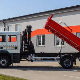 Foto inzerátu MAN TGM 18.240 4X4 TŘÍSTRANNÝ SKLÁPĚČ + HYDRAULICKÁ RUKA